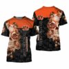 Cincinnati Bengals Sugar Skull Gift For Fan 3D T Shirt Sweater 2