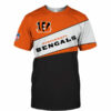 Cincinnati Bengals T-shirt 3D new style Short Sleeve gift for fan 2