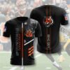 Cincinnati Bengals T-shirt 3D Performance Short Sleeve 2