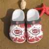 Cincinnati Reds Gift For MLB Fans Rubber Crocs Crocband Clogs, Comfy F 2