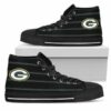 Circle Green Bay Packers Custom Canvas High Top Shoes L98 2