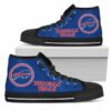 Circle Logo Buffalo Bills Custom Canvas High Top Shoes L98 3