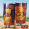 Clemson Tigers Pooh Custom Name Tumbler 3