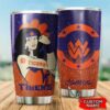 Clemson Tigers Wonder Woman Custom Name Tumbler 3