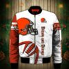 Cleveland Browns Bomber Jacket Graphic balls gift for fans 3