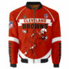 Cleveland Browns Bomber Jacket Graphic Running men gift for fans 3