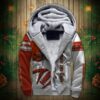 Cleveland Browns Fleece Jacket 3D Graphic balls 3