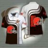 Cleveland Browns Football 6 Polo Shirt L98 2