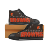 Cleveland Browns Football Custom Canvas High Top Shoes L98 3