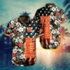 Cleveland Browns Hawaiian Shirt Flag Flower 2