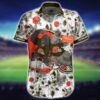 Cleveland Browns Hawaiian Shirt Short Kingkong Godzilla 4