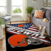 Cleveland Browns Living Room Area Rug DTTRUG1702065 3