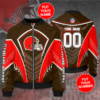 Cleveland Browns Personalized CB Bomber Jacket 3