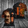 Cleveland Browns Skull Polo Shirt L98 2