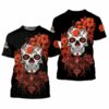 Cleveland Browns Sugar Skull Men’s And Women’s Gift For Fan 3D 2