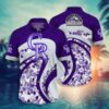 Colorado Rockies MLB Hawaiian Shirt and Short 3