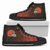 Colors Air Cushion Cleveland Browns Gradient Custom Canvas High To 2