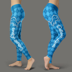 Cosy Seamless Border Wonderful Detroit Lions Leggings 3