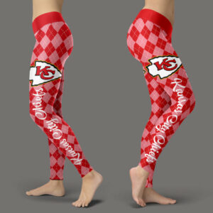 Cosy Seamless Border Wonderful Kansas City Chiefs Leggings 3