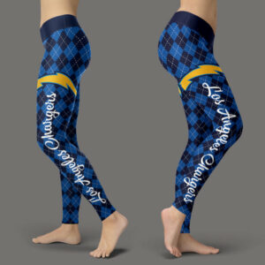 Cosy Seamless Border Wonderful Los Angeles Chargers Leggings 3