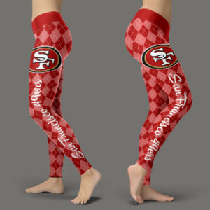 Cosy Seamless Border Wonderful San Francisco 49ers Leggings 3