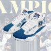 Custom name Champions Los Angeles Dodgers football MLB big logo Sneaker 3