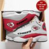 Custom name Kansas City Chiefs big logo Football Team Sneaker 10 F 2