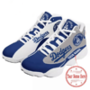 Custom name Los Angeles Dodgers MLB team big logo sneaker 39 gift For 3