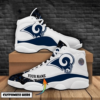 Custom name Los Angeles Rams Football big logo sneakers 10 gift Fo 2