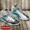 Custom name Miami Dolphins Football big logo 9 For Lover Jd13 Shoe 3