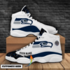 Custom name Seattle Seahawks men’s basketball football team big l 2