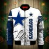 Dallas Cowboys Bomber Jacket Graphic balls gift for fans 2