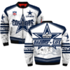 Dallas Cowboys Bomber Jacket Graphic “Dallas 4 life” gift for fans 2