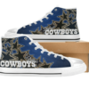 Dallas Cowboys Football 16 Custom Canvas High Top Shoes L98 2