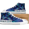 Dallas Cowboys Football 17 Custom Canvas High Top Shoes L98 2