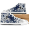 Dallas Cowboys Football 18 Custom Canvas High Top Shoes L98 2