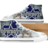 Dallas Cowboys Football 3 Custom Canvas High Top Shoes L98 3