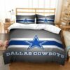 Dallas Cowboys Football 3d Logo Bedding Set (Duvet Cover & Pillow Cases) 3