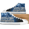 Dallas Cowboys Football How Bout Them Cowboys Custom Canvas High T 2