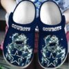 Dallas Cowboys For gift fan 2 Rubber Crocs Crocband Clogs 2