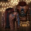 Dallas Cowboys Leather Jacket Skulls graphic Gift for fans 2