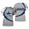 Dallas Cowboys T-shirt curve Style gift for men 2