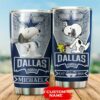 Dallas Cowboys Tumbler Snoopy 12 custom name 2