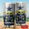 Dallas Cowboys Yoda Custom Name Tumbler 2