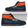 Denver Broncos 12 Custom Canvas High Top Shoes L98 3