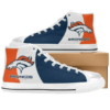 Denver Broncos 5 Custom Canvas High Top Shoes L98 2