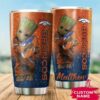 Denver Broncos Baby Groot Custom Name Tumbler 2