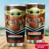 Denver Broncos Baby Yoda Tumbler Custom Name 2