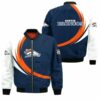 Denver Broncos Bomber Jacket graphic curve 2