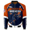 Denver Broncos Bomber Jacket Graphic Running men gift for fans 3